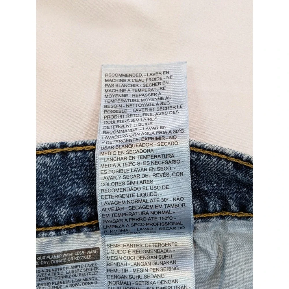 Levis 514 Straight Fit Mens Jeans 34x34 Medium Wash Blue Stretch